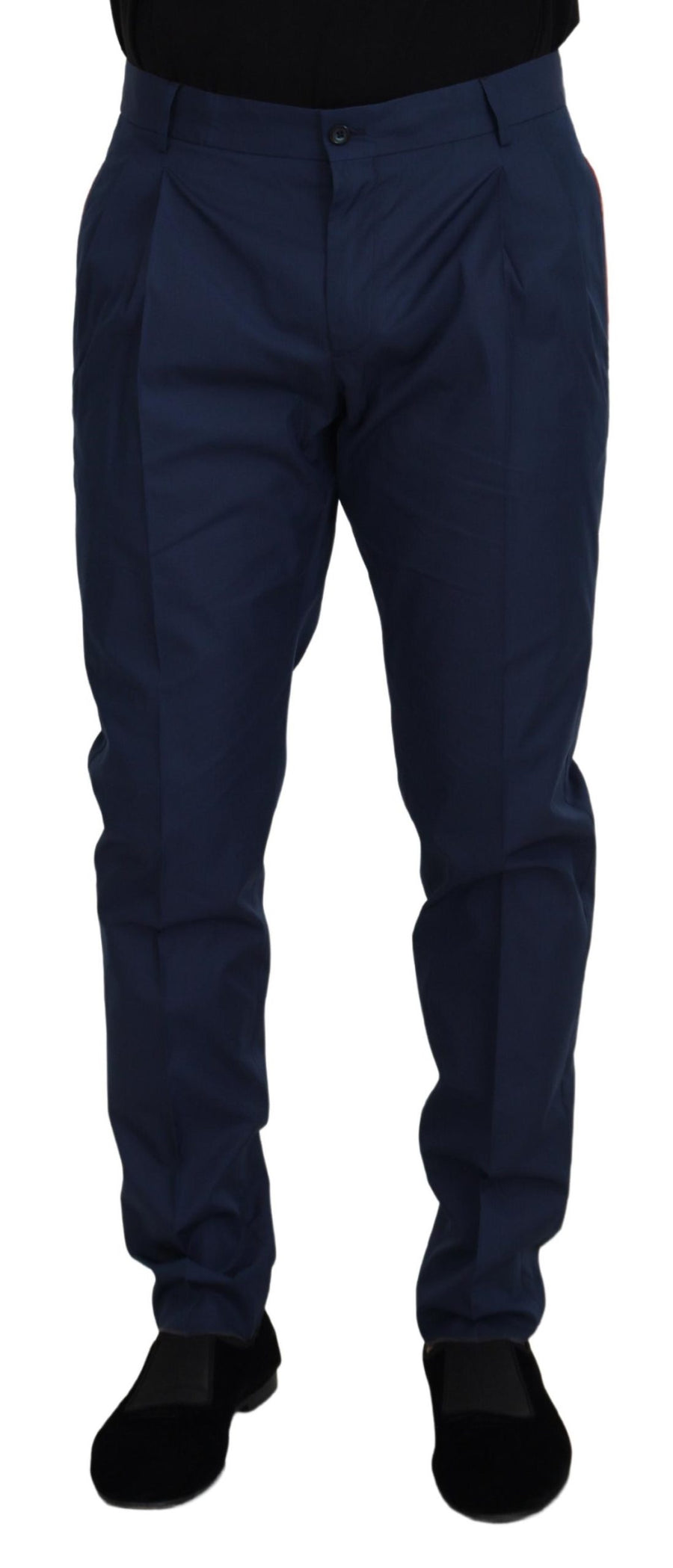 Dolce & Gabbana 81% Cotton chino in navy