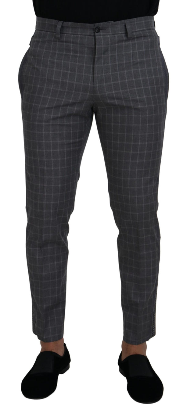 Dolce & Gabbana 100% Cotton chino in gray
