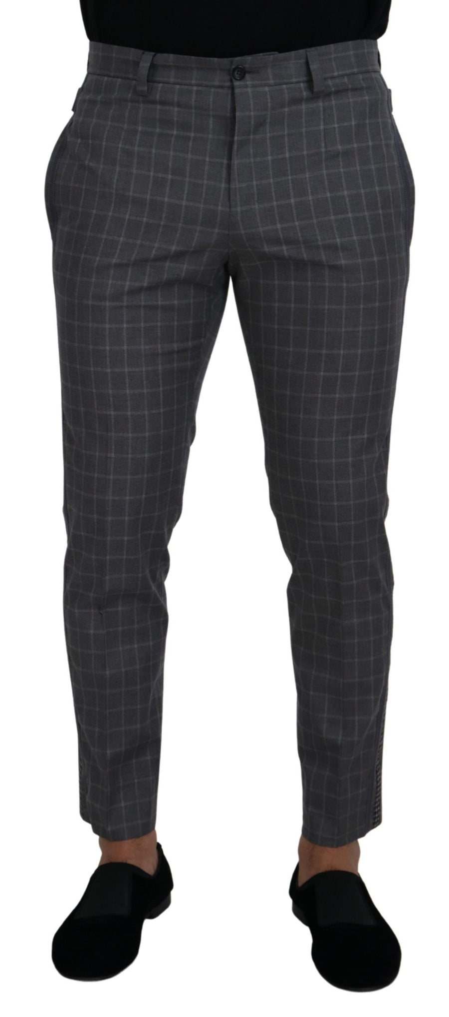 Dolce & Gabbana 100% Cotton chino in gray