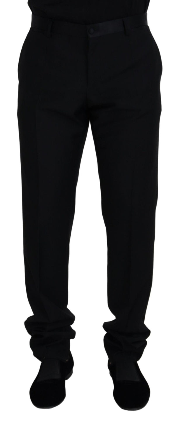 Dolce & Gabbana 87% Virgin Wool chino in black