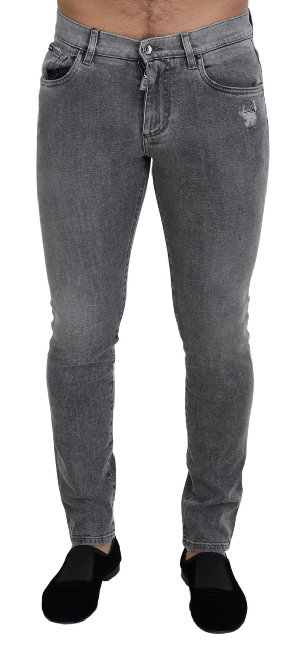 Dolce & Gabbana 98% Cotton 2% Elastane jeans in gray