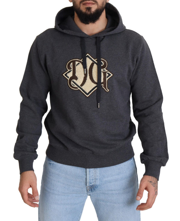Dolce & Gabbana 100% Cotton hoodie in gray