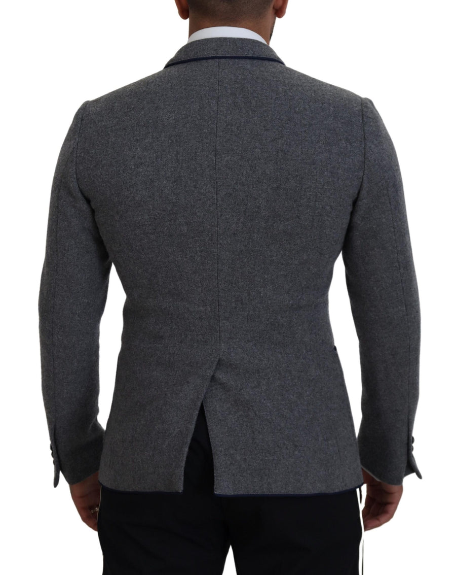 Dolce & Gabbana 100% Wool. Lining: 36% Rayon blazer in gray