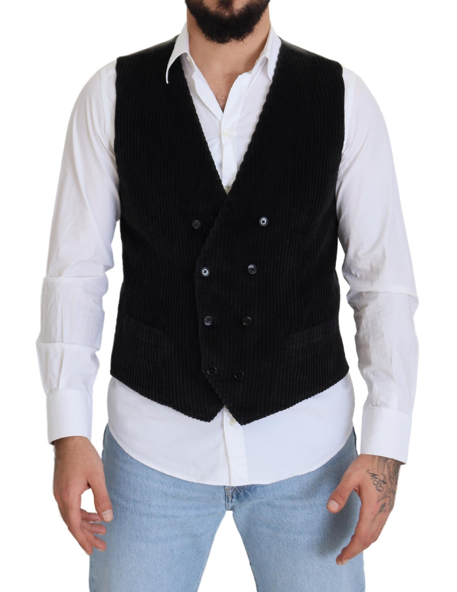 Dolce & Gabbana 100% Cotton vest in black