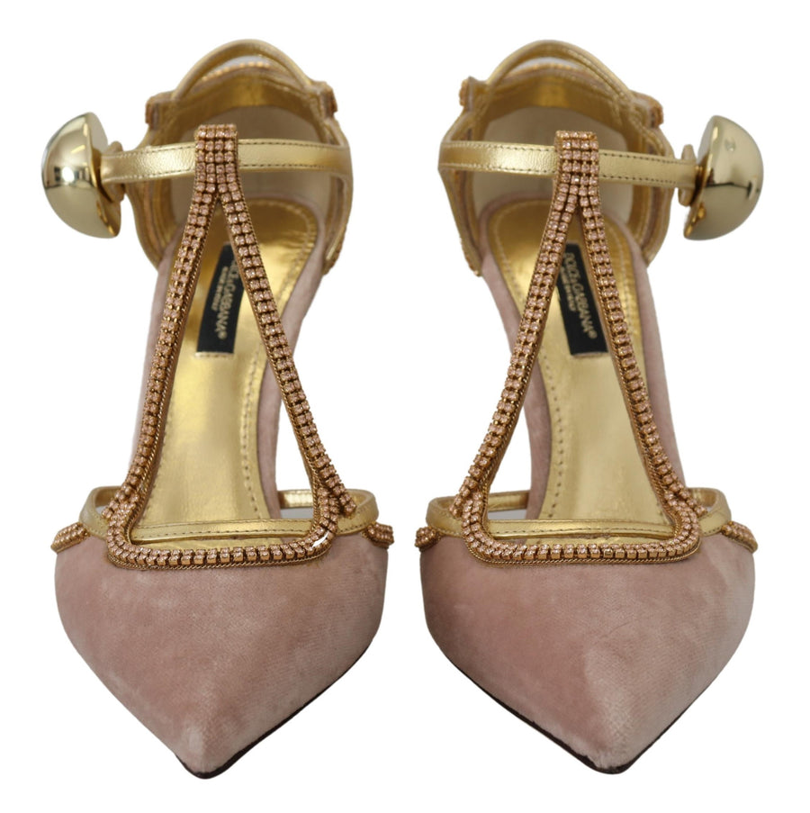 Dolce & Gabbana Retina Gros Grain heel in pink