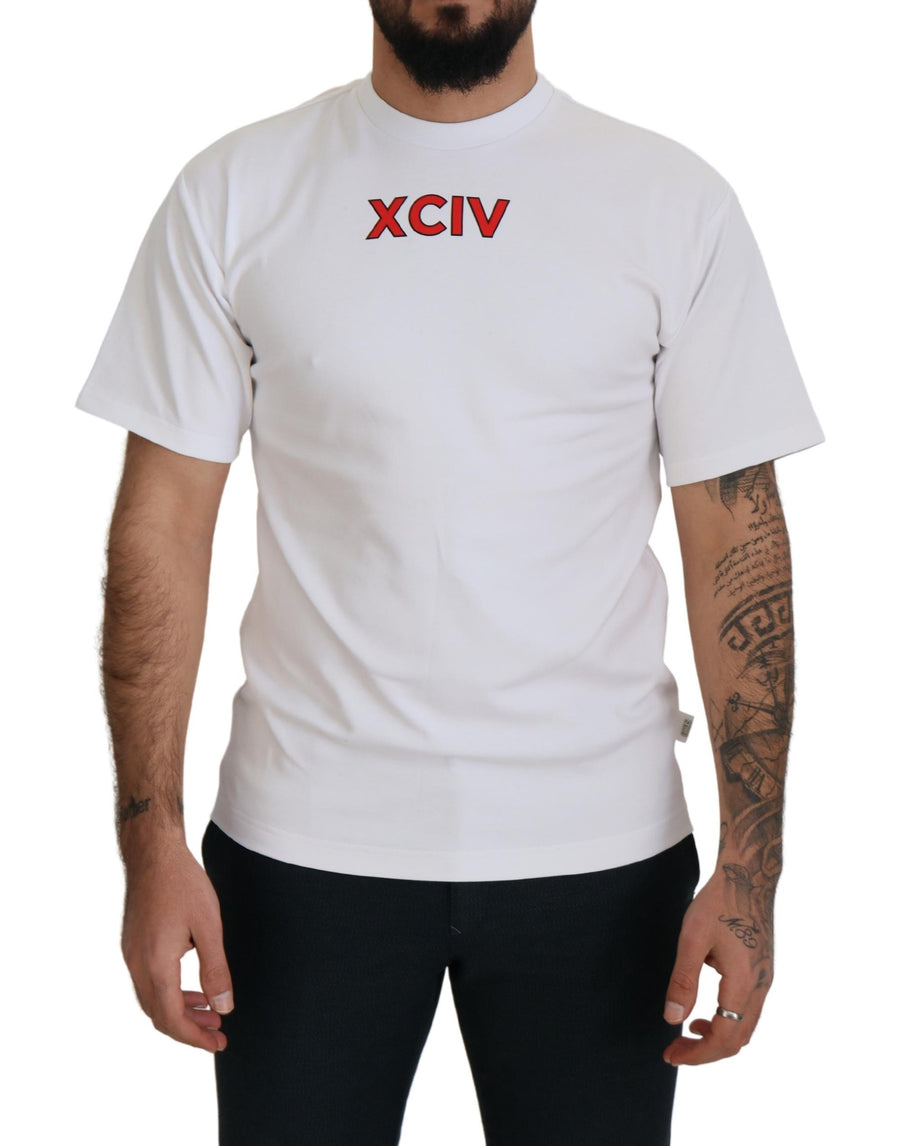 GCDS 100% Cotton t-shirt in white