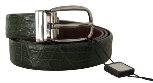 Dolce & Gabbana Leather belt in green