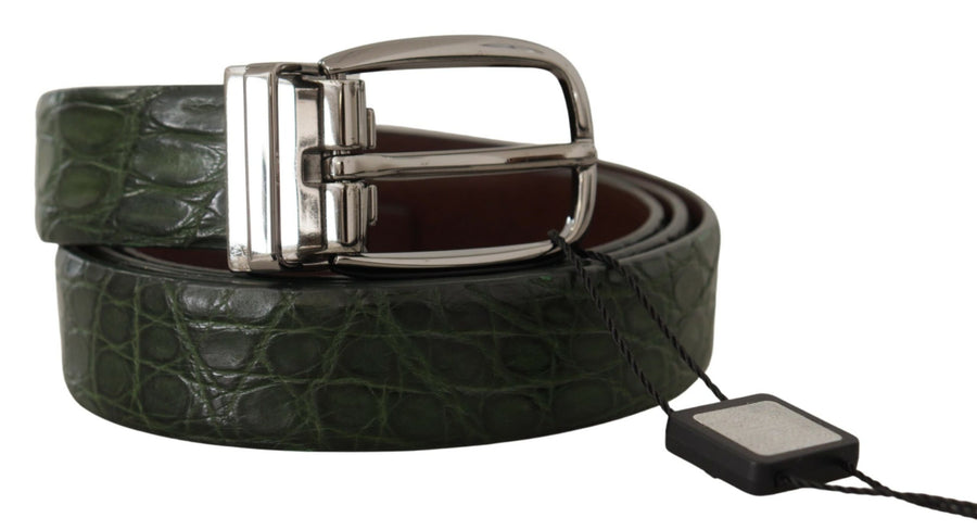 Dolce & Gabbana Leather belt in green