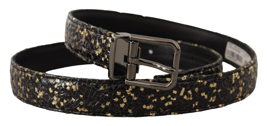 Dolce & Gabbana Leather belt in black