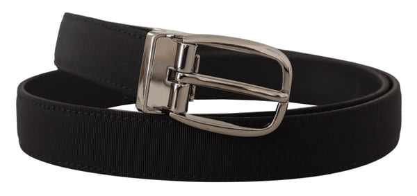 Dolce & Gabbana Grosgrain belt in black