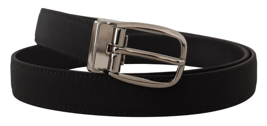 Dolce & Gabbana Grosgrain belt in black