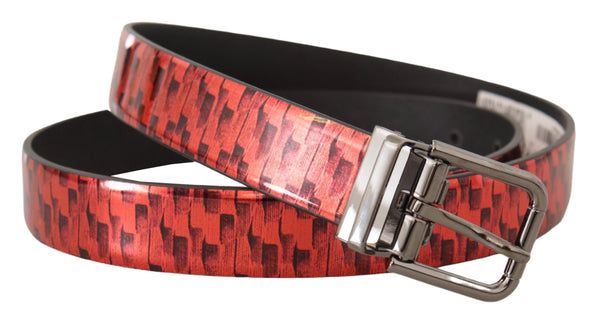 Dolce & Gabbana Leather belt in red