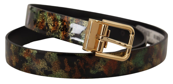 Dolce & Gabbana Leather belt in black
