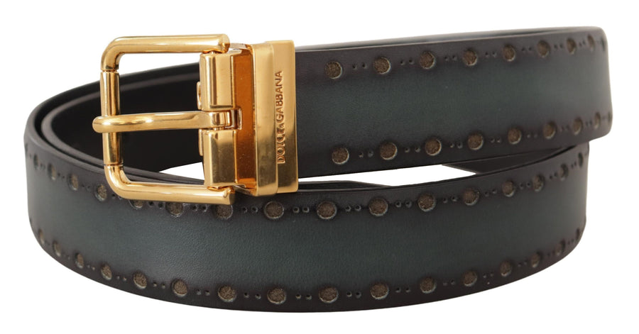 Dolce & Gabbana Leather belt in black