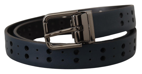 Dolce & Gabbana Leather belt in blue