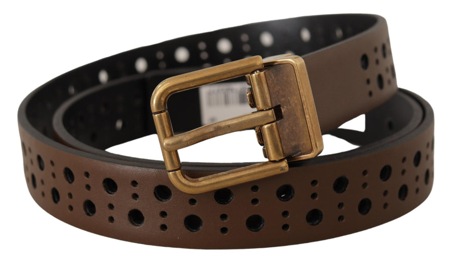 Dolce & Gabbana Leather belt in brown