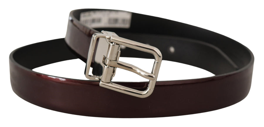 Dolce & Gabbana Patent Leather belt in brown