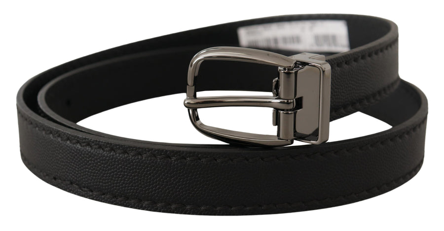 Dolce & Gabbana Leather belt in black