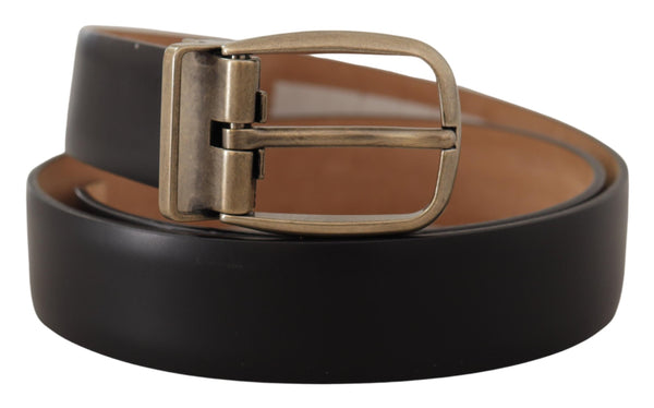 Dolce & Gabbana Leather belt in black