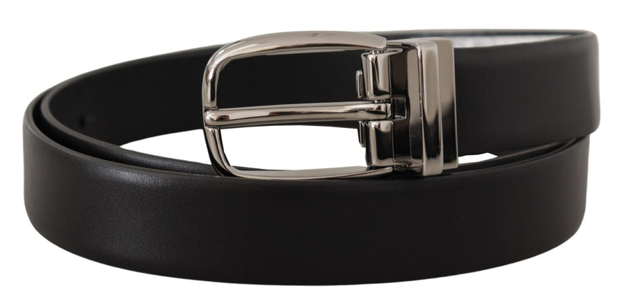 Dolce & Gabbana Leather belt in black
