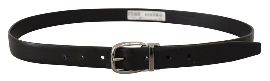Dolce & Gabbana Leather belt in black