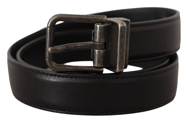 Dolce & Gabbana Leather belt in black