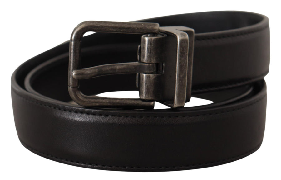 Dolce & Gabbana Leather belt in black