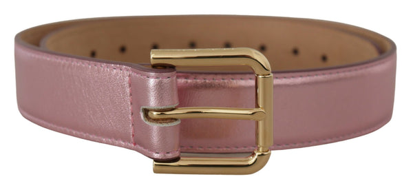 Dolce & Gabbana Leather belt in pink
