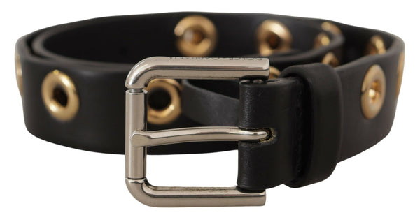 Dolce & Gabbana Leather belt in black