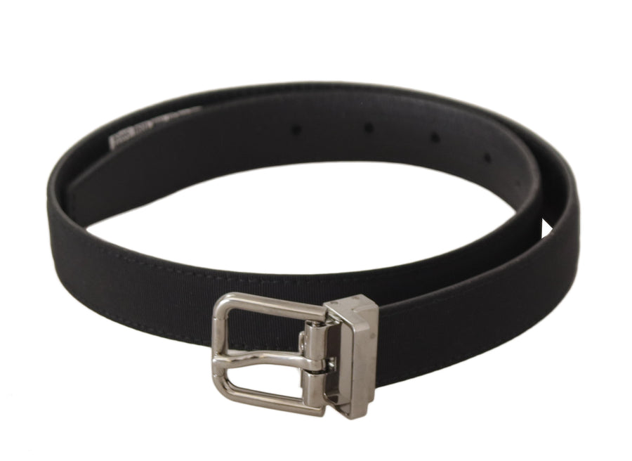 Dolce & Gabbana Canvas belt in black
