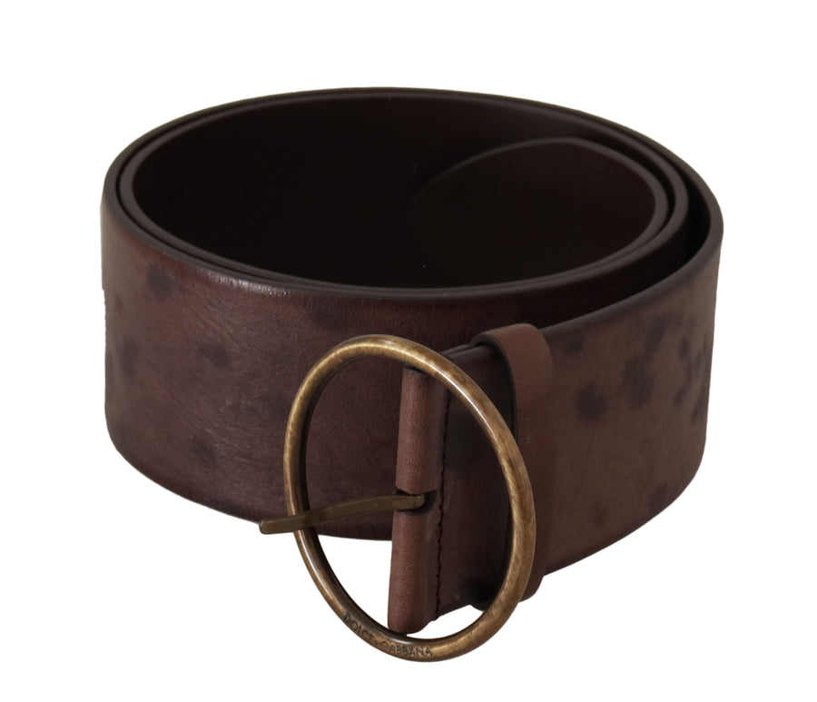 Dolce & Gabbana Leather belt in brown
