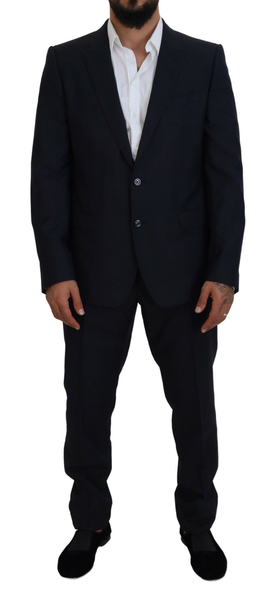 Dolce & Gabbana 83% Virgin Wool suit in navy