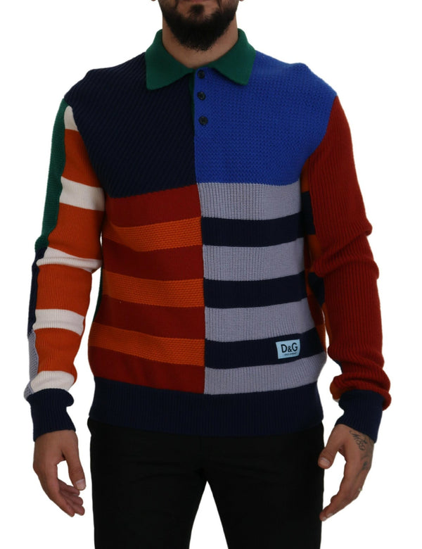 Dolce & Gabbana 100% Virgin Wool sweater in multicolor