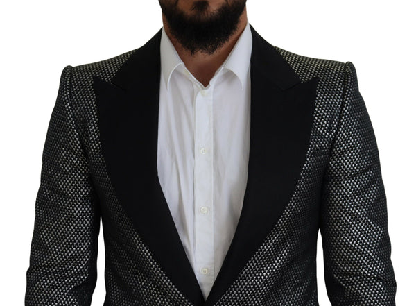 Dolce & Gabbana 85% Polyester blazer in black