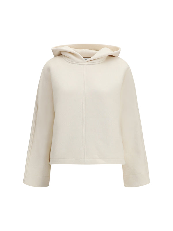 Max Mara Pure 91% Cotton; 9% Polyester hoodie in beige