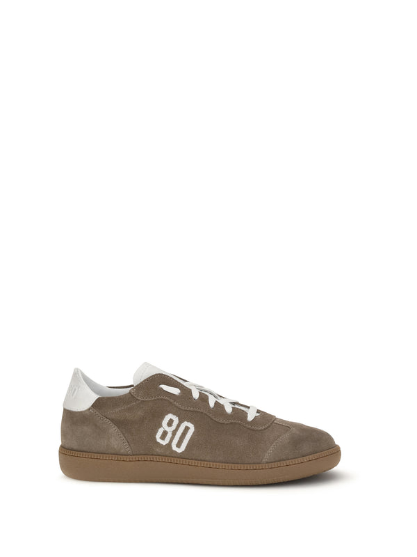 Be980 Upper: 100% Suede; Sole: 100% Rubber sneaker in beige