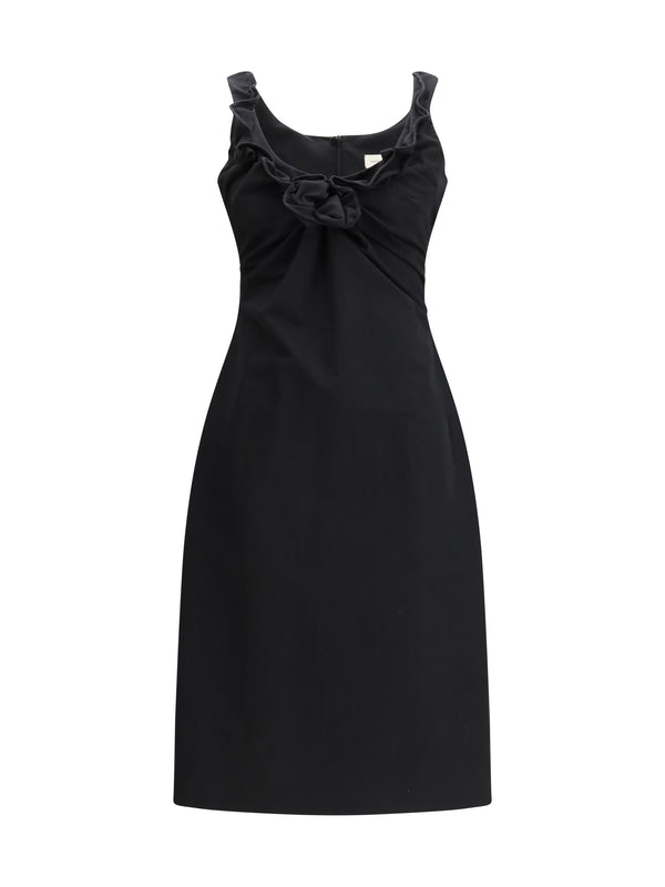 Magda Butrym 67% Cotton; 33% Polyamide dress in black