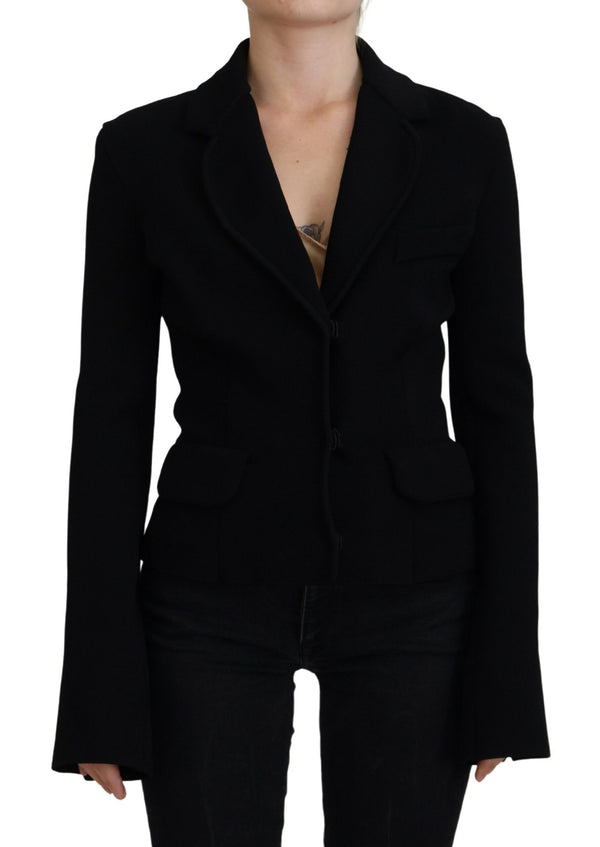 Dolce & Gabbana 72% Viscose blazer in black