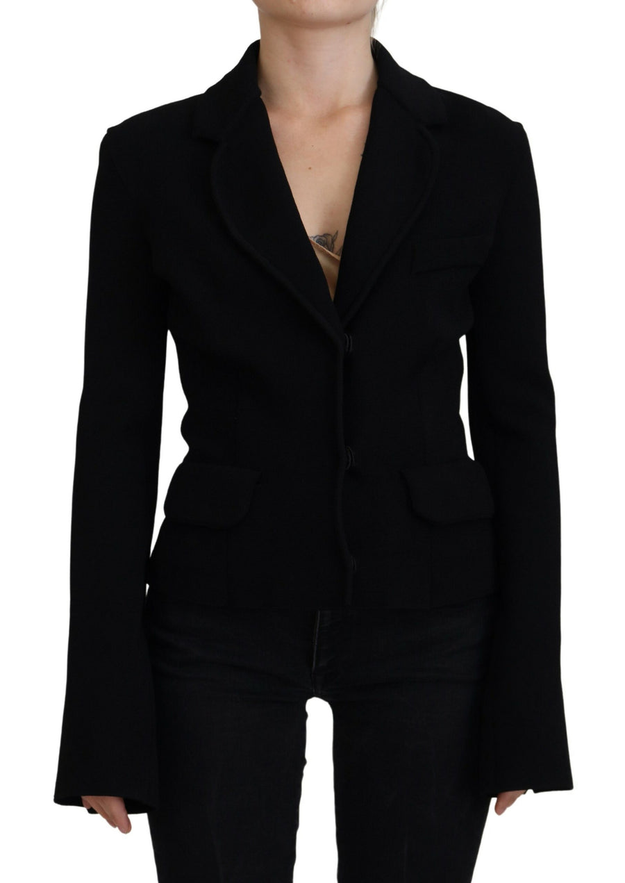 Dolce & Gabbana 72% Viscose blazer in black