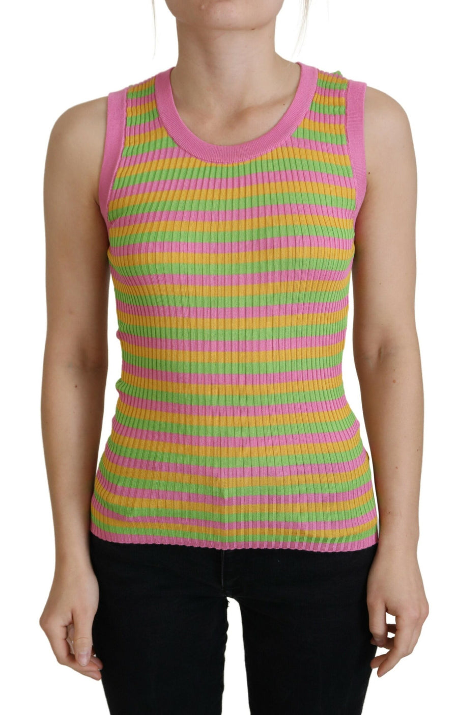 Dolce & Gabbana 100% Silk tank top in pink
