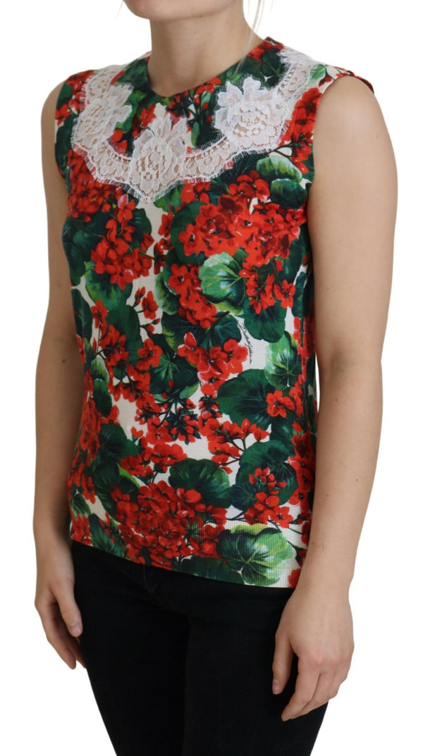Dolce & Gabbana 85% Wool tank top in multicolor