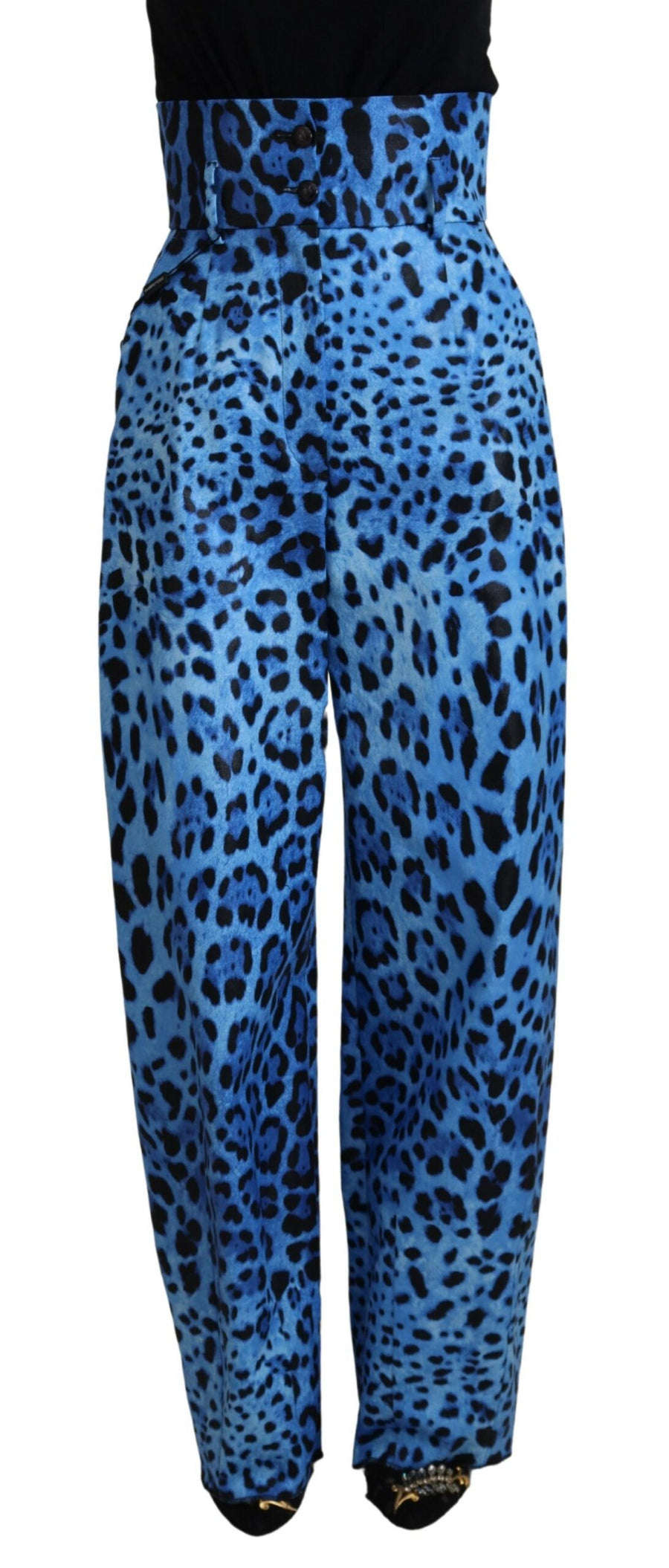 Dolce & Gabbana 99% Cotton trousers in blue