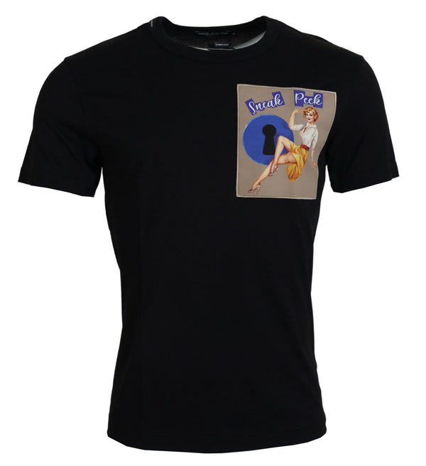 Dolce & Gabbana 100% Cotton t-shirt in black
