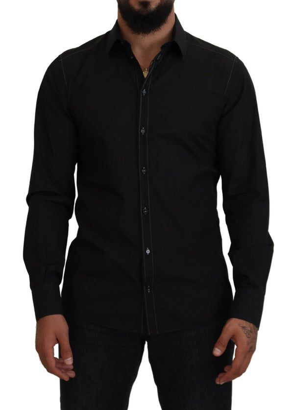 Dolce & Gabbana 100% Cotton shirt in black