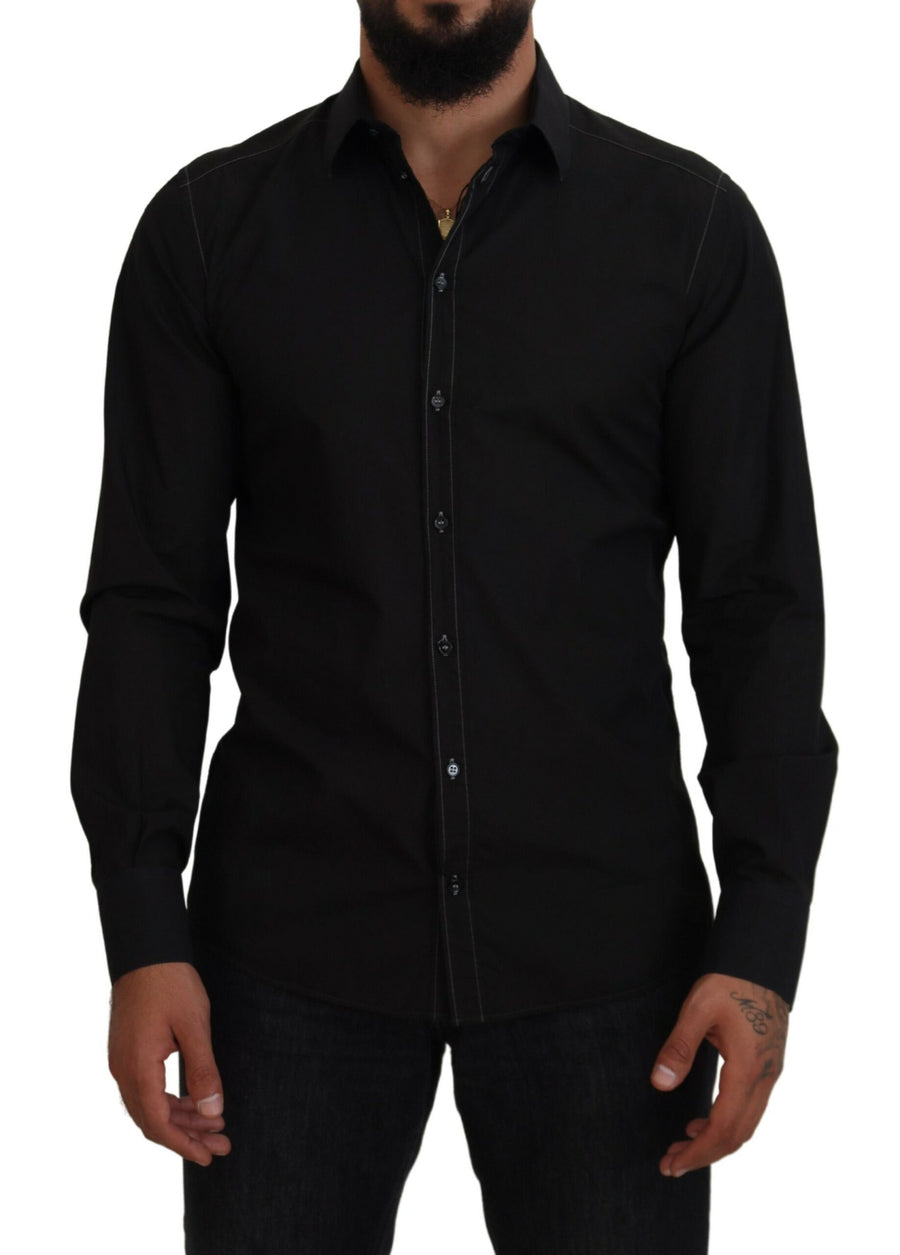 Dolce & Gabbana 100% Cotton shirt in black