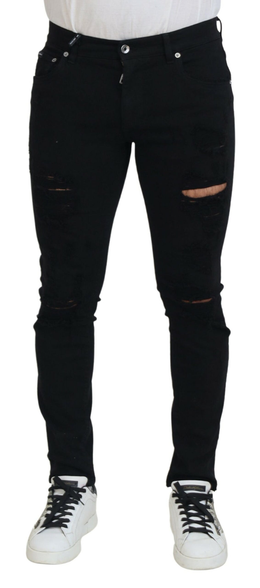 Dolce & Gabbana 98% Cotton jeans in black