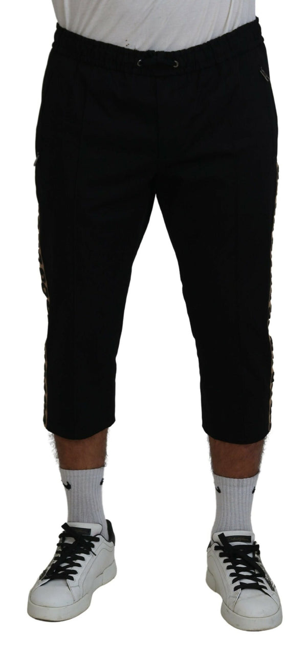 Dolce & Gabbana 99% Cotton cargo shorts in black