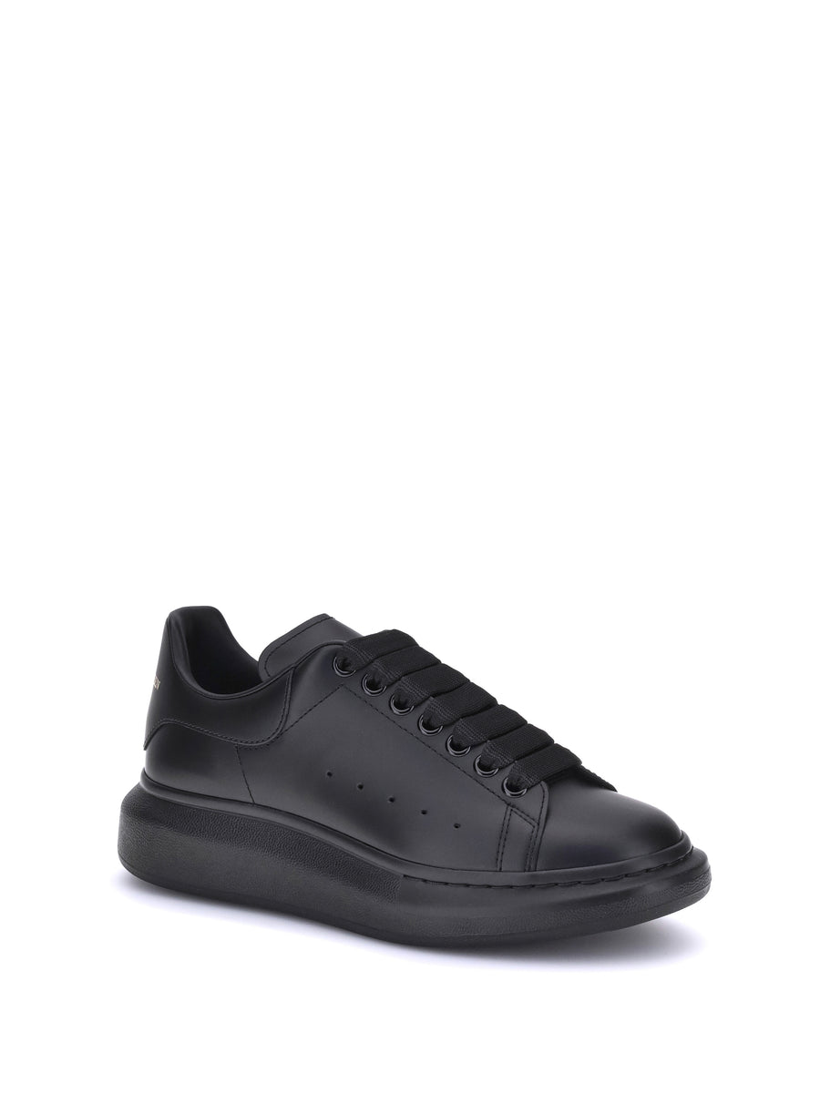 Leather Sneakers Black Black/black Trainers