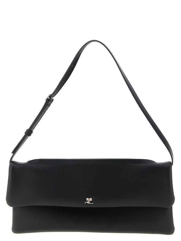 Courreges clutch in black