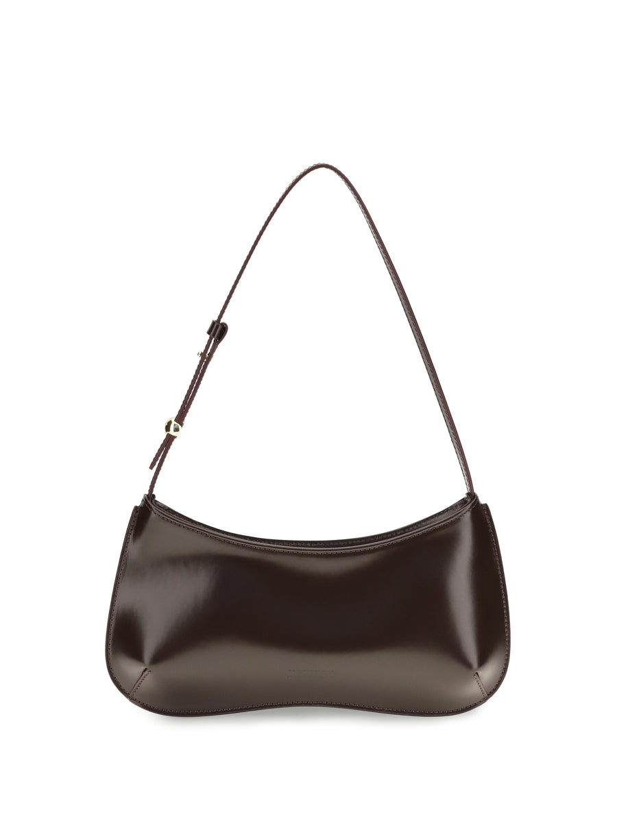 Le Bisou Shoulder Bag Dark Burgundy Calf Leather Bos Taurus